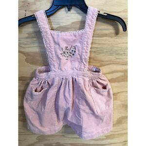 Toddler Overall Dress Jamie Kay 6Y Boutique Corduroy Cottagecore Girl